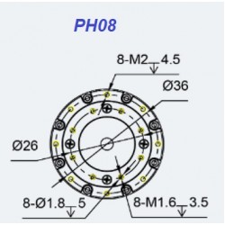 1 Harmonik Robot Eklem Aktüatörü Ph08